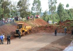 East Africa’s road improvement is popular with the public - image © courtesy of Shem Oirere 