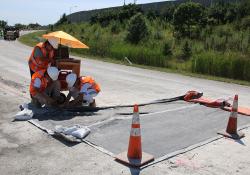 A team of researchers from the civil engineering department at Purdue University have embedded concrete sensors into I-465 near Indianapolis