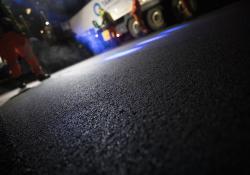 A special asphalt grade has been used to overlay deteriorating concrete on the A11 in the UK