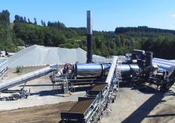 The first use of a new MARINI-ERMONT TSX plant was for a TSX 28 unit, which provided mix for a highway project in France in 2021