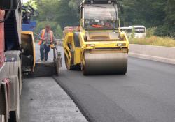 A construction project on the A40 Essen and Mühlheim motorway using porous asphalt where the BP binder Olexobit SMA was used.