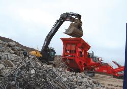 Sandvik crushing and screening plant