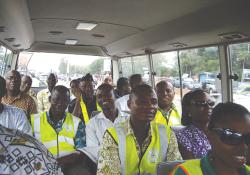 Participants in the Ghana VRU course 