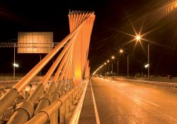 Part of Riga's Southern Bridge