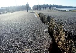 Damaged Bridge abutment