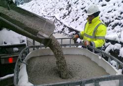 Concrete pouring