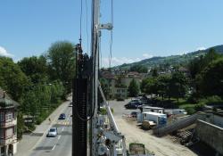 Liebherr rotary piling rig