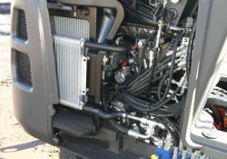 maintenance panel on a volvo mini extractor