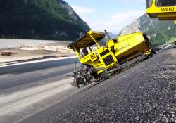 Volvo pavers working for WALO