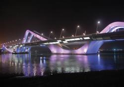 Award-winner: the Sheikh Zayed Bridge