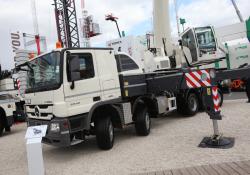 Terex Roadmaster 5300 Truck Mounted Crane, live at INTERMAT 2012