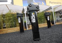 JCB hydraulic breakers, live at INTERMAT 2012