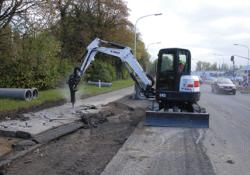 Bobcat E45 mini excavator