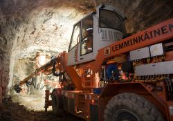 Lemminkainen DTi drilling at tunnel 