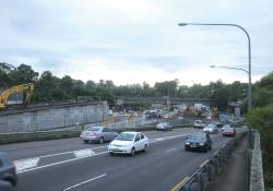 Beecroft road bus ramp post-demolition