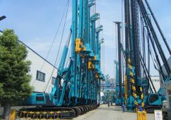 Sunward’s piling equipment