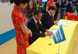 Atlas Copco signing ceremony