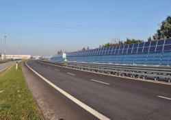 photovoltaic noise barrier  Italy 