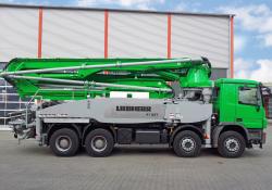 truck-mounted pump from Liebherr 