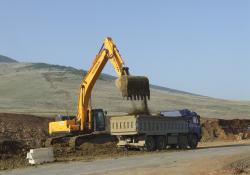 Greece’s E65 highway under construction