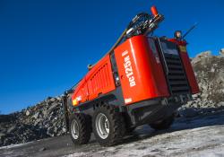 Sandvik DC125R compact hammer drill rig