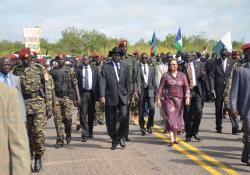 South Sudan President Salva Kiir Mayardit