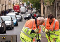 Atkins roadworker team