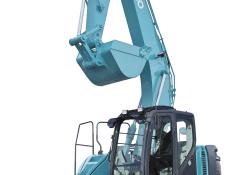 Kobelco's short tail swing excavator