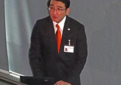 Moriaki Kadoya from Hitachi Construction Machinery Europe 