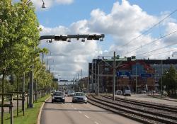 free flow tolling technology in the Swedish city of Gothenburg