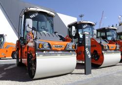 Bauma 2013 Daily Hamm HD+ asphalt compactors