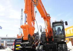 Hitachi wheeled excavator ZX140W-5