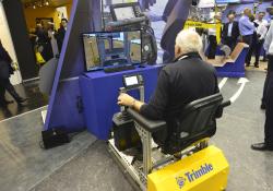 Trimble grade control simulator GCS900 