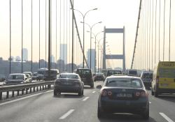 suspension bridge on the Istanbul Strait 