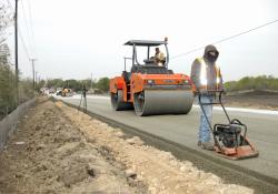 RCC pavement in New Braunfells replaced an asphalt surface