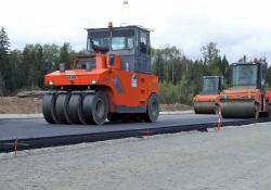 Building of Moscow - Saint Petersburg motorway