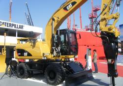 Caterpillar's wheeled excavator