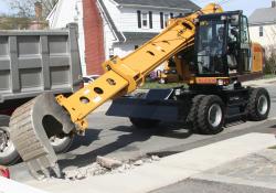 Gradall’s XL 5300 III wheeled excavator 