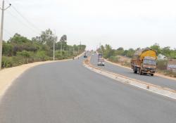 The Hyderbad- Karimnagar- Ramagundam toll road in India