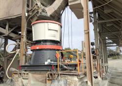 Sandvik Construction’s CH550 cone crusher