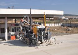 Sawcutting of the surface