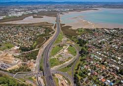 4.8km Causeway Upgrade Project on Auckland north west motorway