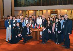 IRF Chairman HE Eng Abdullah A Al-Mogbel with IRF Fellows