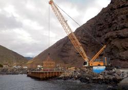 Liebherr LR1200 St Helena airport