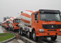 Shantui concrete mixing trucks 