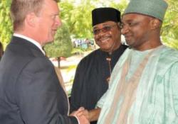 Patrick Sankey and Nigerian vice president Namadi Sambo