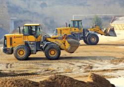 SDLG wheeled loaders helping chinese concrete producer