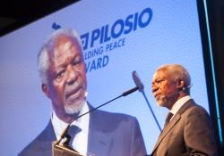 Kofi Annan, former secretary-general of the United Nations