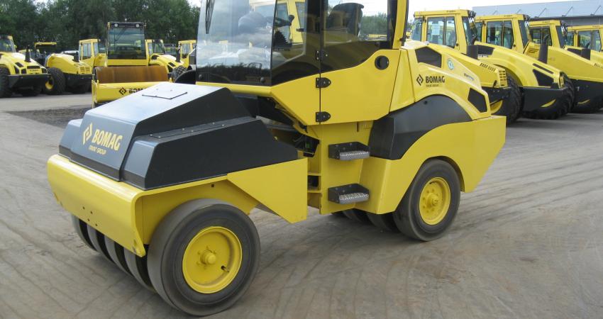 bomag rubberroller