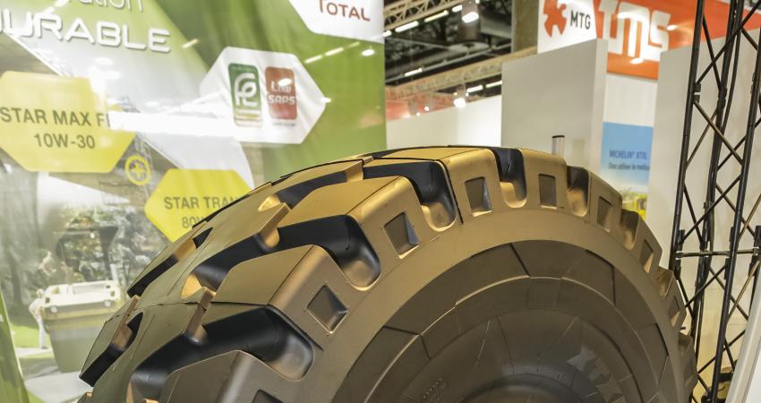 INTERMAT 2015 Day 3 Michelin heavy duty tyres